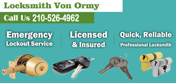 Locksmith Von Ormy TX banner